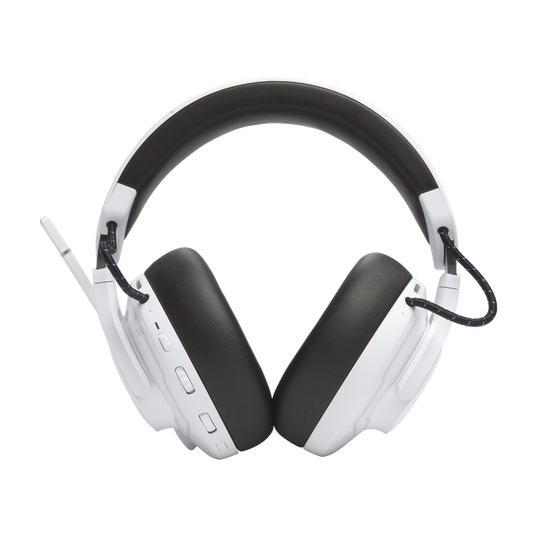 JBL Quantum 910P Console Wireless - White - Wireless over-ear console gaming headset with head tracking-enhanced, Active Noise Cancelling and Bluetooth - Back